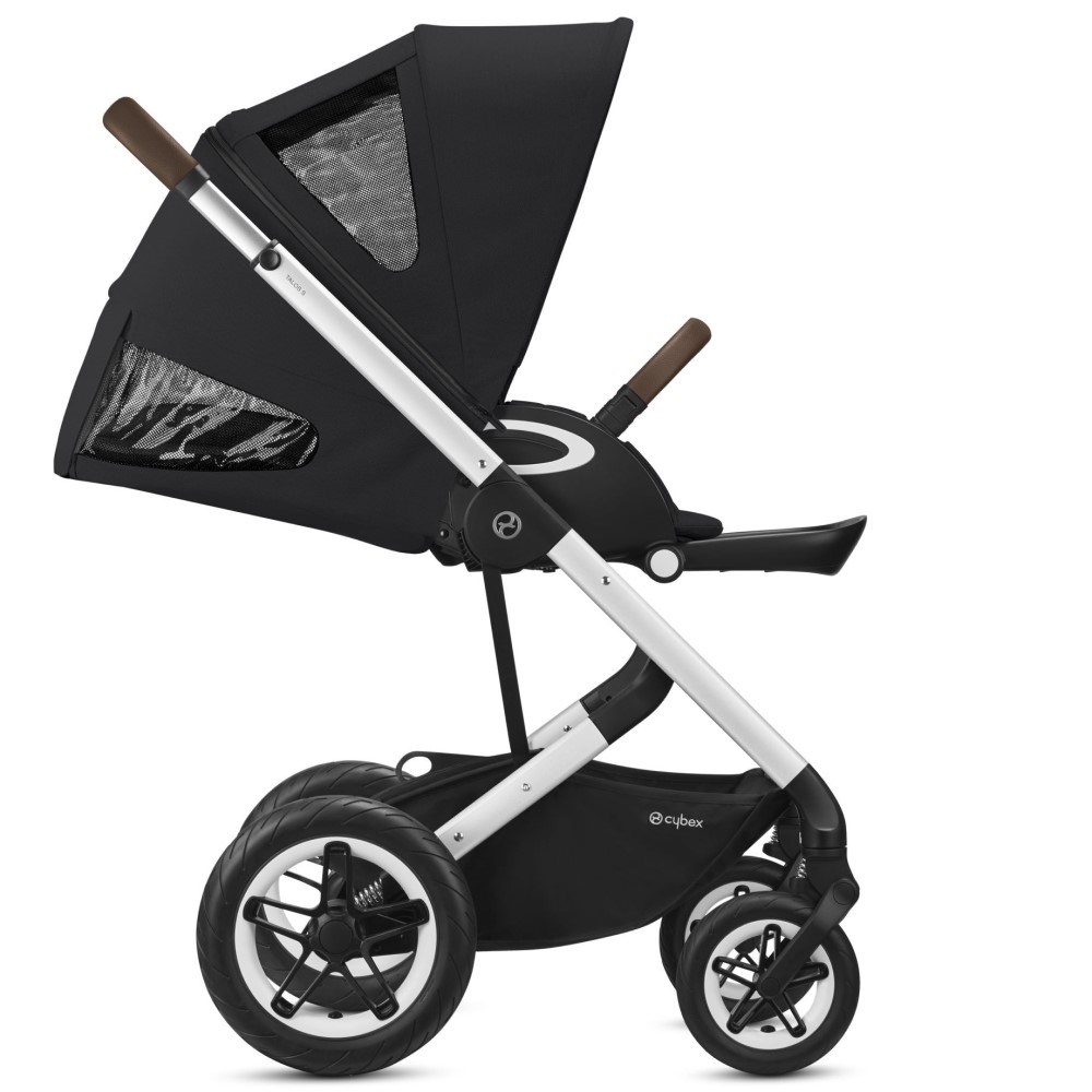 Cybex Talos S Lux Silver Deep Black 