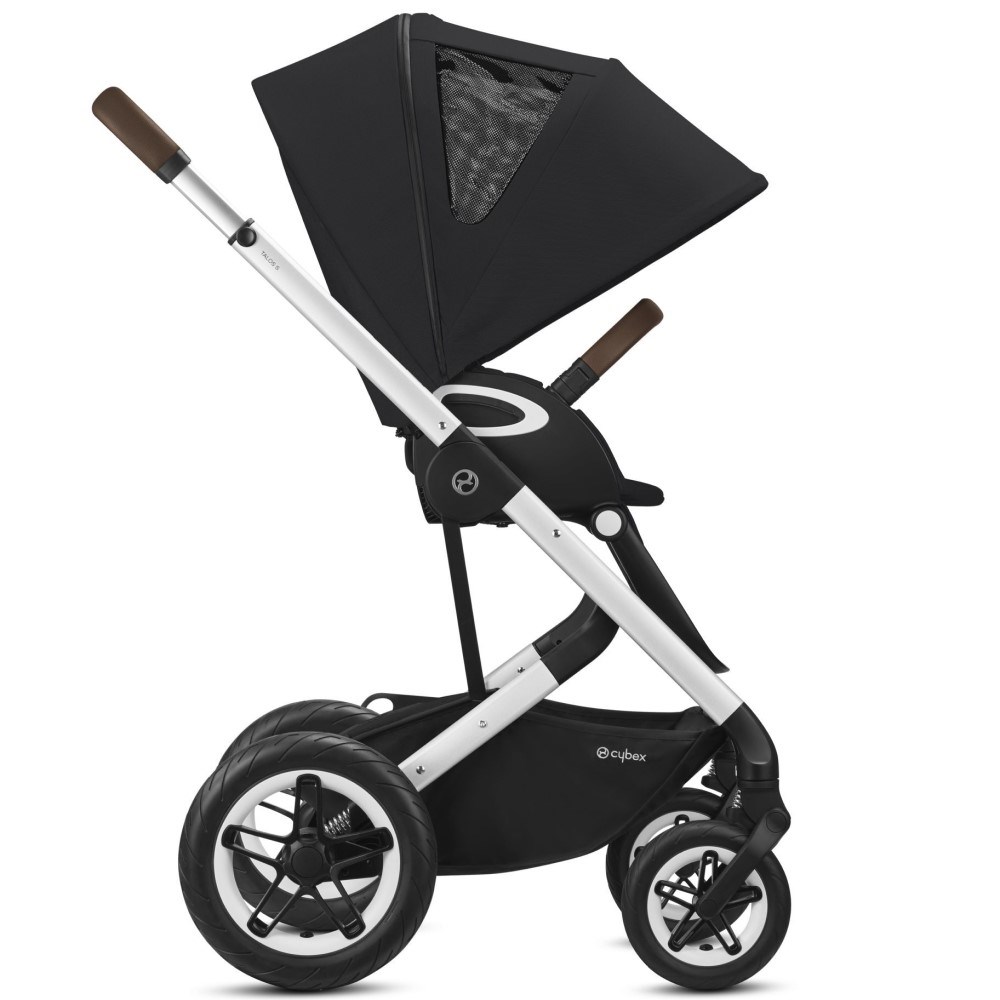 Cybex Talos S Lux Silver Deep Black 