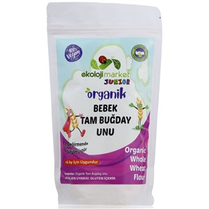 Ekoloji Market Organik Bebek Tam Buğday Unu 250 Gr
