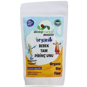 Ekoloji Market Organik Bebek Tam Pirinç Unu 250 Gr