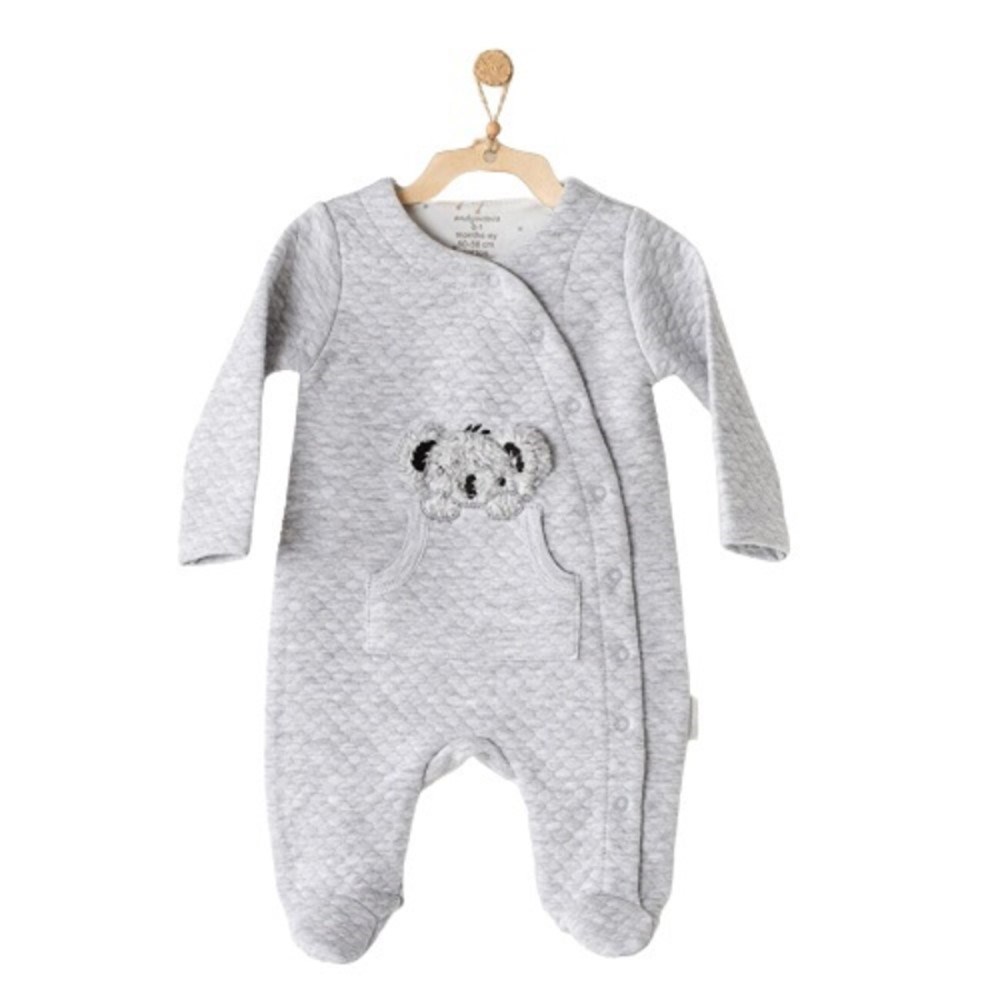 Andywawa Bebek Kışlık Tulum Koala Gri