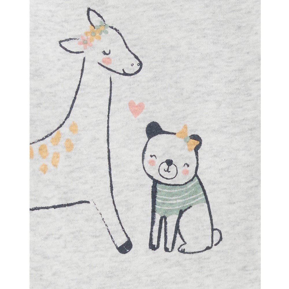 Carter's Kışlık Layette Kız Bebek Tulumlu Set Pembe