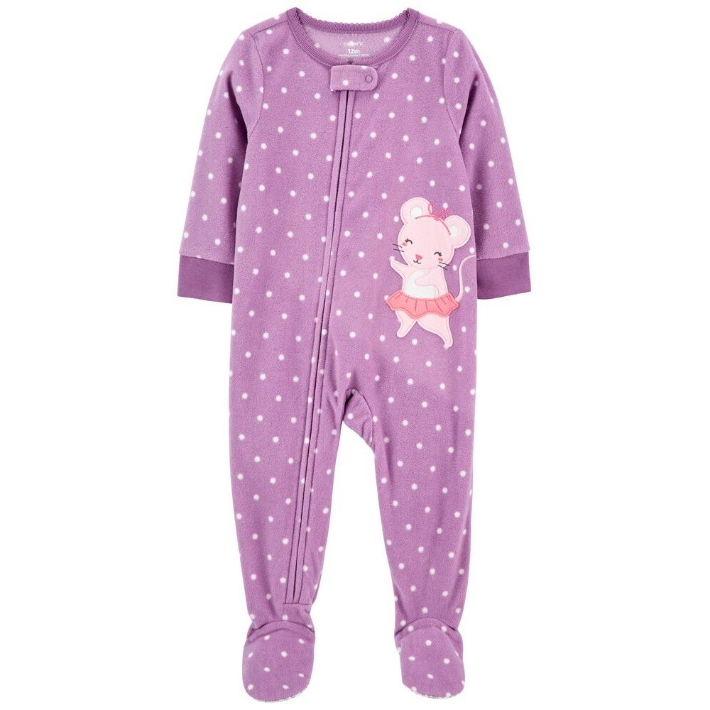 Carter's Kışlık Kız Bebek Polar Uyku Tulumu Mor