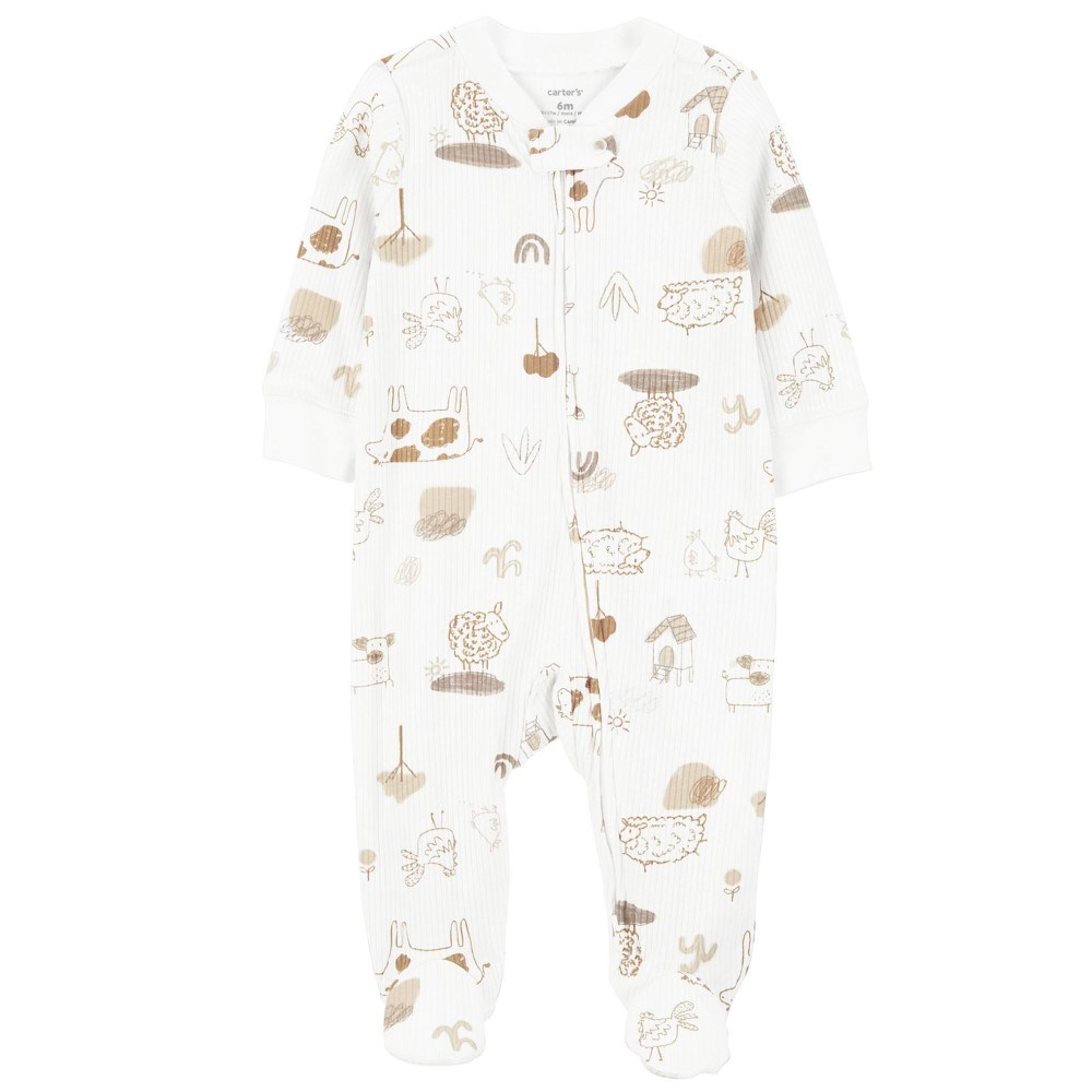 Carter's Kışlık Bebek Tulum Beyaz