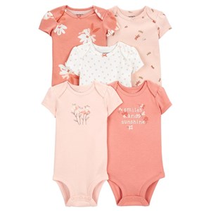 Carter's Kışlık Layette Kız Bebek 5'li Body Set