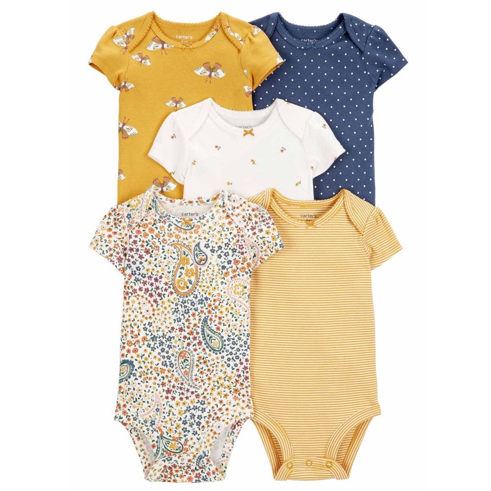 Carter's Layette Kız Bebek 5'li Body Set Orjinal
