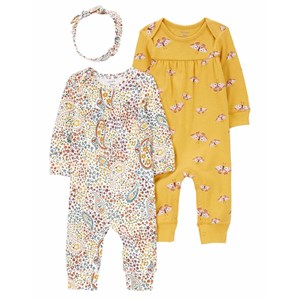 Carter's Layette Kız Bebek Tulumlu Set