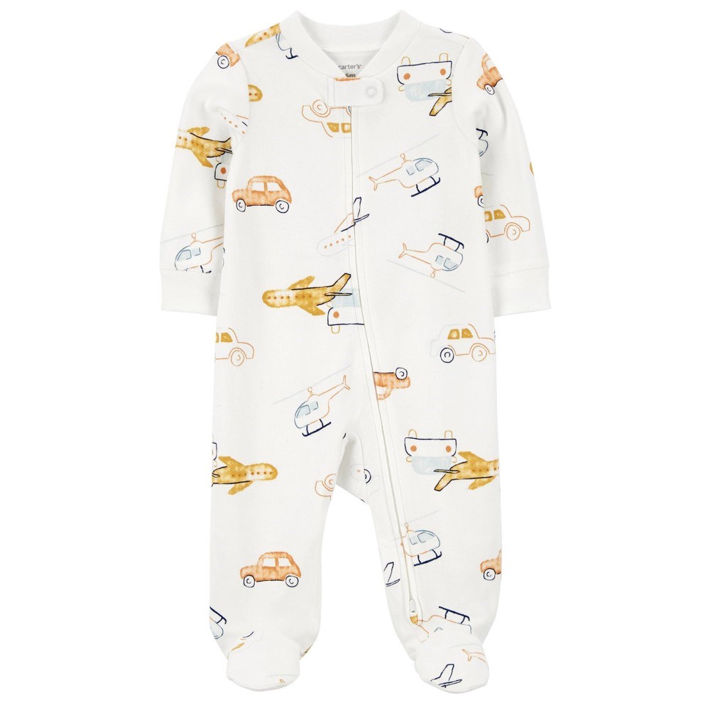 Carter's Kışlık Erkek Bebek Uyku Tulumu Beyaz