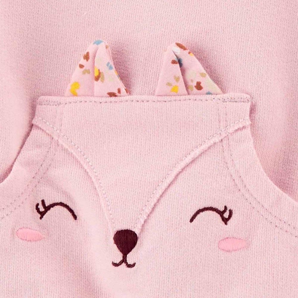 Carter's Kışlık Kız Bebek 3'lü Hırkalı Set Pembe