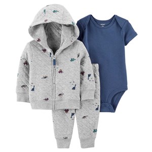 Carter's Kışlık Erkek Bebek 3'lü Hırkalı Set