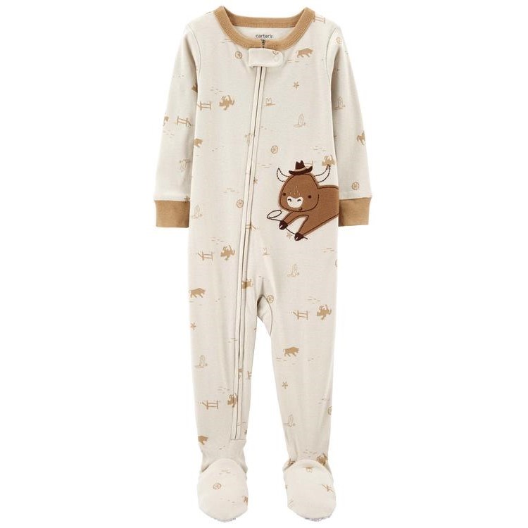 Carter's Kışlık Erkek Bebek Uyku Tulumu Krem