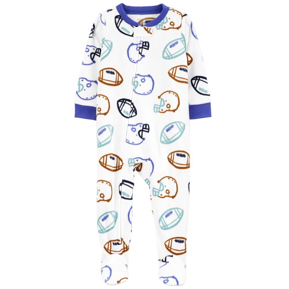 Carter's Kışlık Erkek Bebek Polar Uyku Tulumu Beyaz