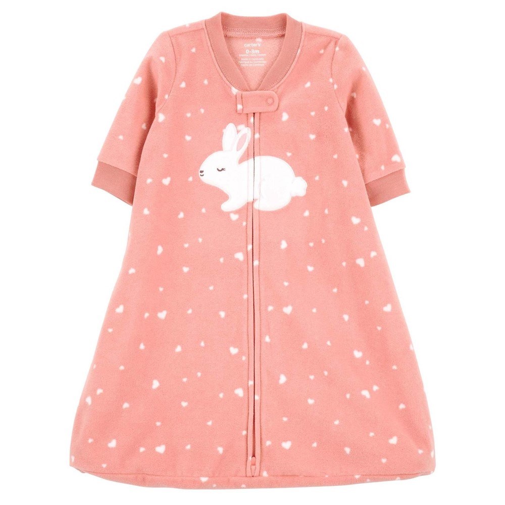 Carter's Kışlık Kız Bebek Polar Uyku Tulumu Pembe