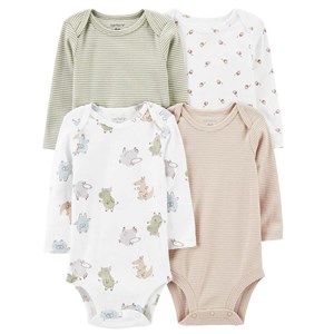 Carter's Kışlık Layette Erkek Bebek 4'lü Body Set