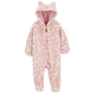 Carter's Kışlık Kız Bebek Peluş Tulum Sherpa