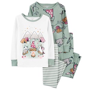 Carter's Kışlık Kız Çocuk 4'lü Pijama Set