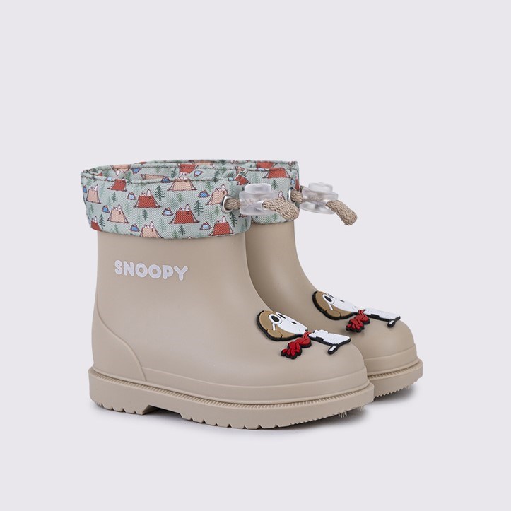 igor Çocuk Yağmur Botu Bimbi Snoopy Beige Krem