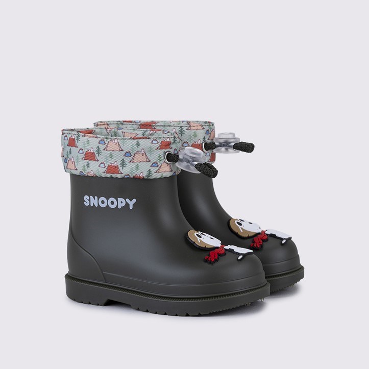 igor Çocuk Yağmur Botu Bimbi Snoopy Khaki Yeşil