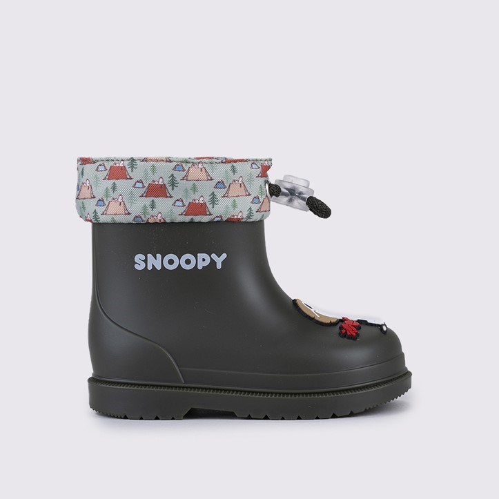 igor Çocuk Yağmur Botu Bimbi Snoopy Khaki Yeşil
