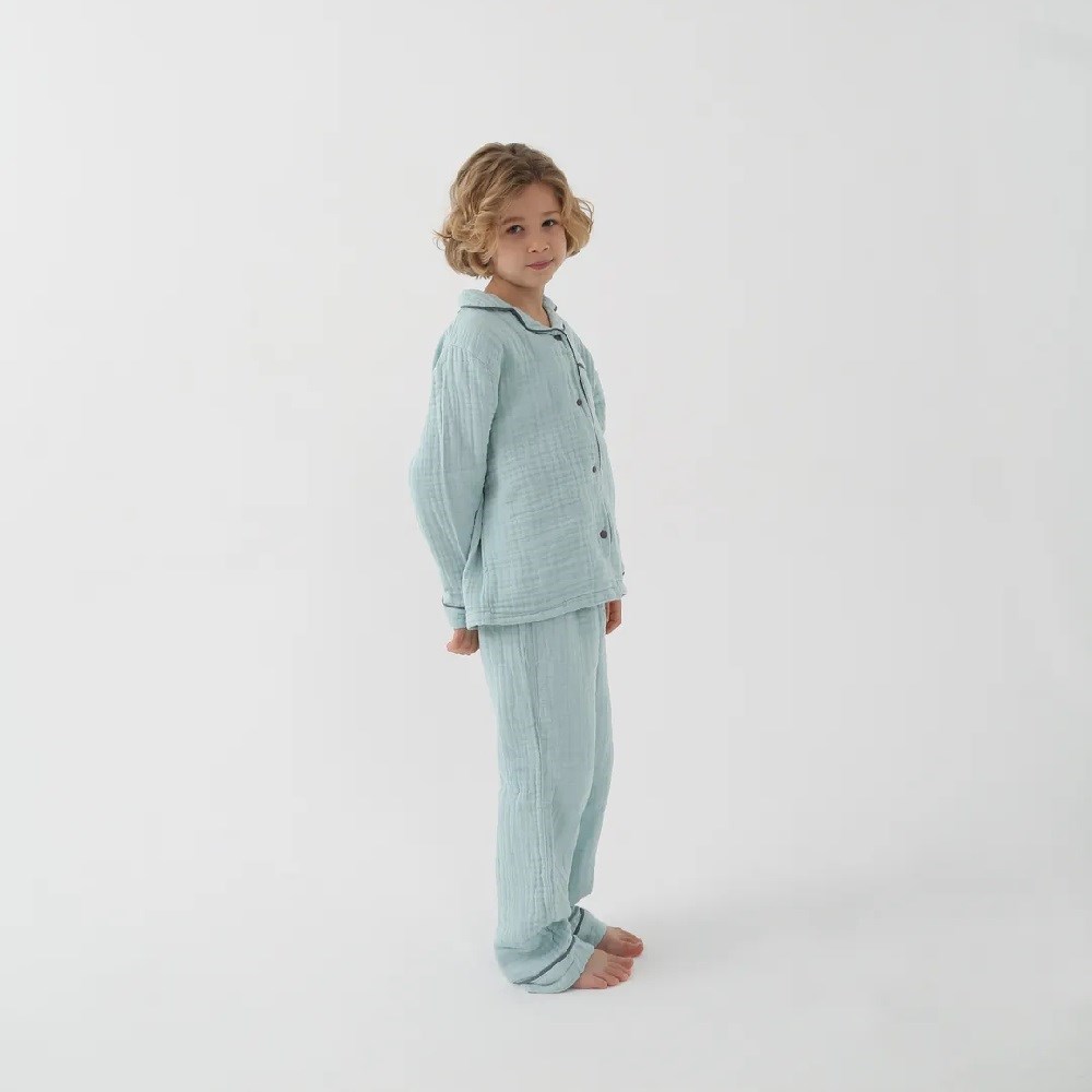 Let's Be Friends Çocuk Pijama Takımı Yeşil