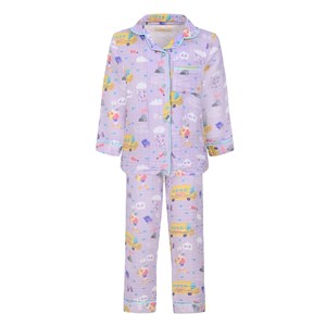 Let's Be Friends Çocuk Desenli Pijama Takımı