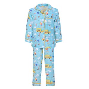 Let's Be Friends Çocuk Desenli Pijama Takımı
