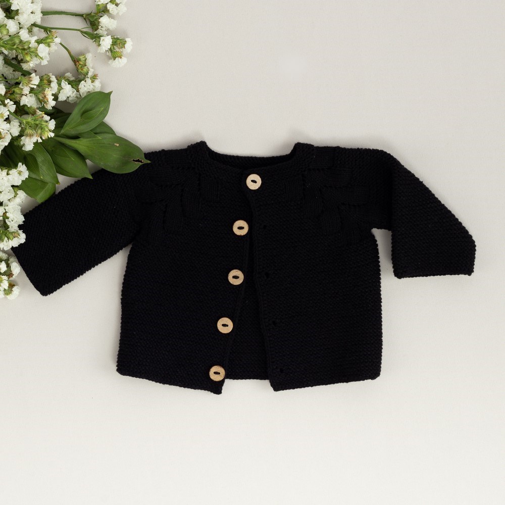 Mayys Baby Bebek Hırka Siyah