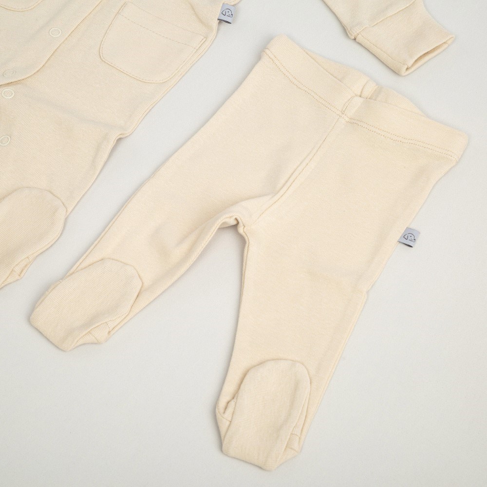 Mayys Baby Erkek Bebek Sepette Oyuncaklı 7 'li Hastane Çıkışı - Tavşan Sarı
