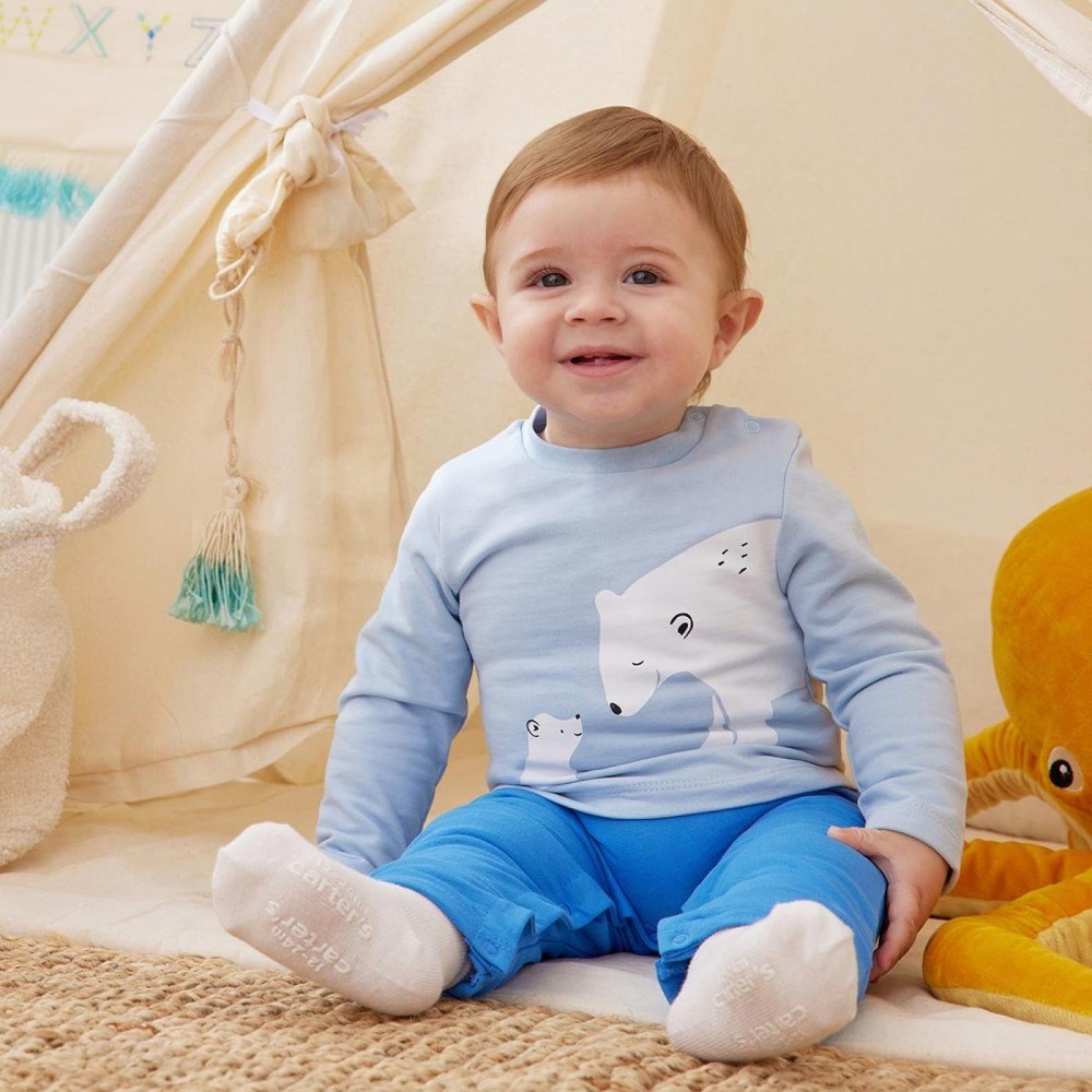 Minycenter Kışık Erkek Bebek Tulum Mavi
