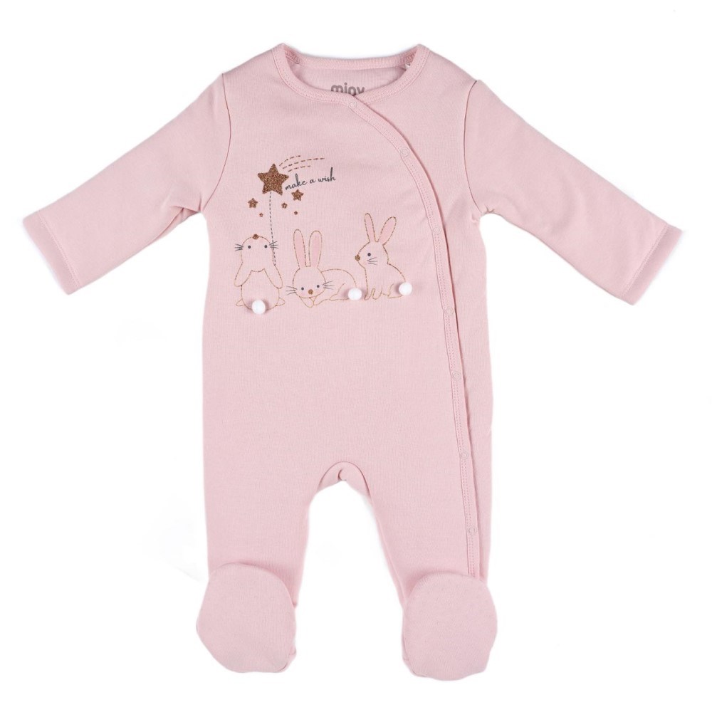Minycenter Kışlık Kız Bebek Uyku Tulumu Pembe