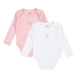 Minycenter Kışlık Kız Bebek 2'li Uzun Kollu Body