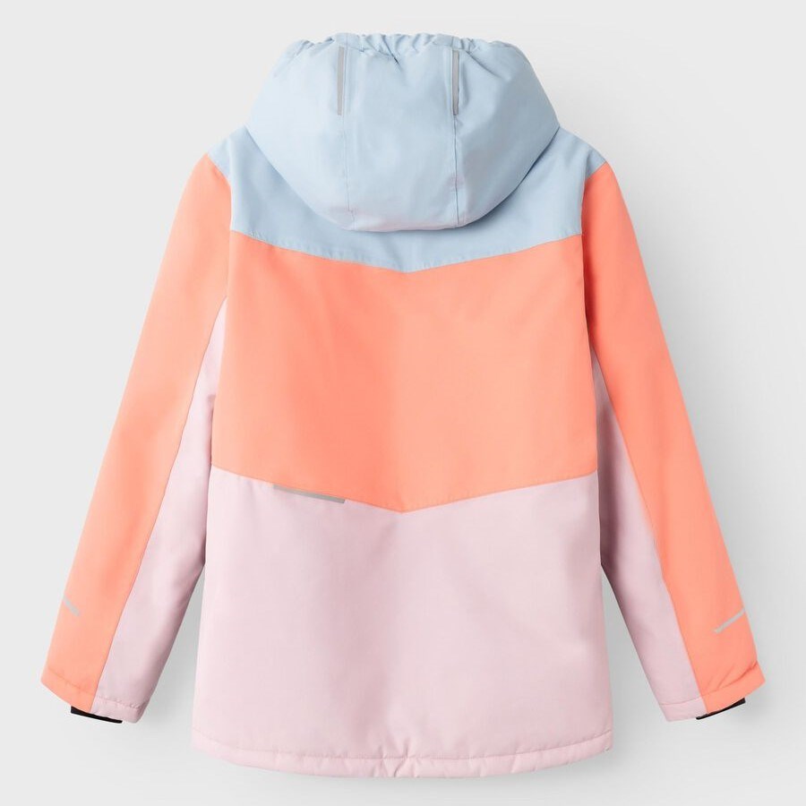 Name It Kışlık Kız Çocuk Kapşonlu Mont Pembe