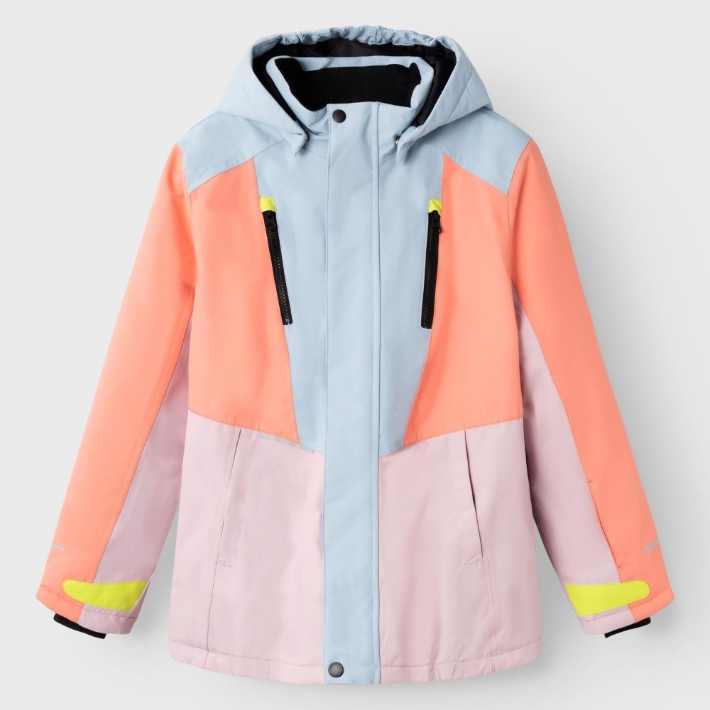 Name It Kışlık Kız Çocuk Kapşonlu Mont Pembe