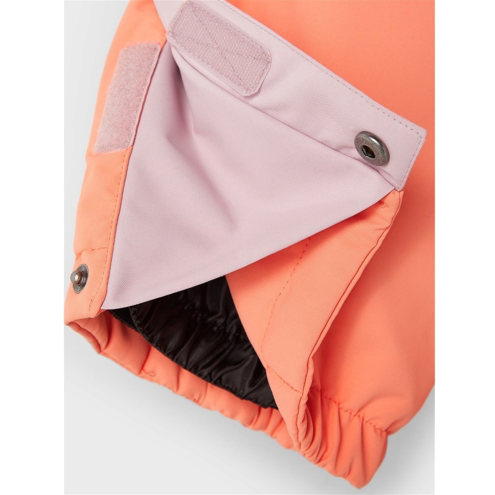 Name It Kışlık Kız Çocuk Askılı Kar Pantolonu Pembe