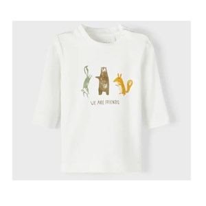 Name It Kışlık Kız Bebek Organik Pamuk T-shirt