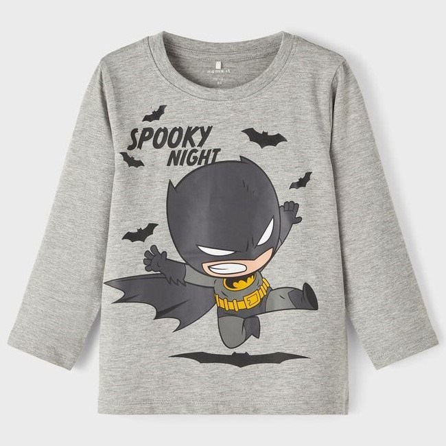 Name It Kışlık Erkek Çocuk Uzun Kollu T-shirt Gri