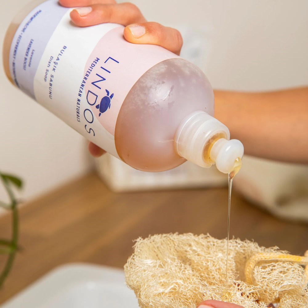Lindos Bulaşık Sabunu Biberiye & Defne 600 ml 