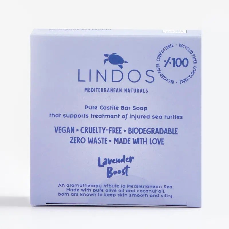 Lindos SıfırAtık Saf Katı Kastil Sabunu 