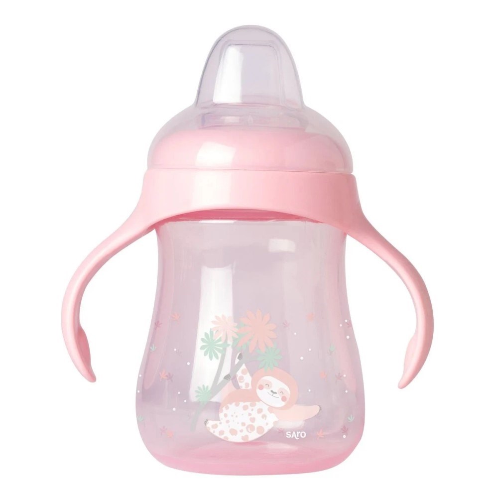 Saro Yavaş Akışlı Damlatmayan Kulplu Alıştırma Bardağı- 250 ml 