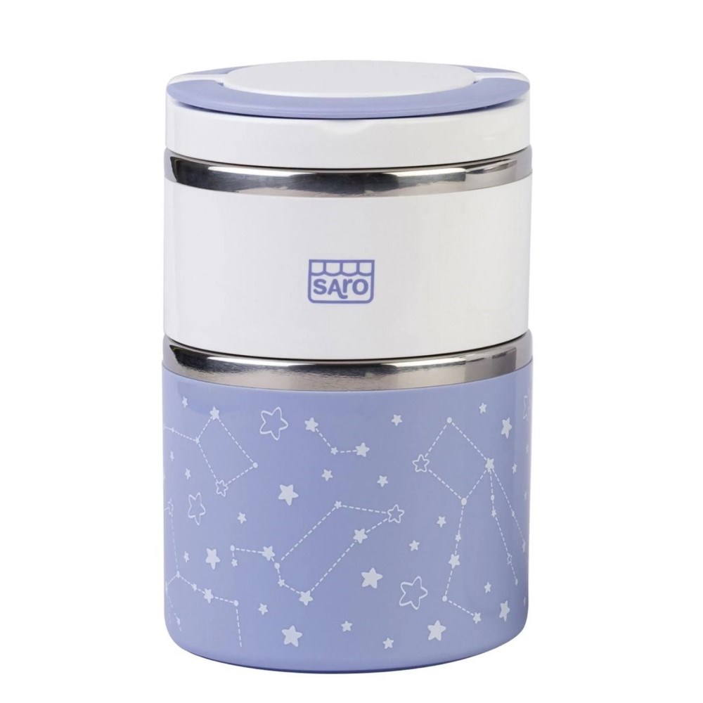 Saro Isı Yalıtımlı Termos Yemek Kabı 820 ml- Mavi