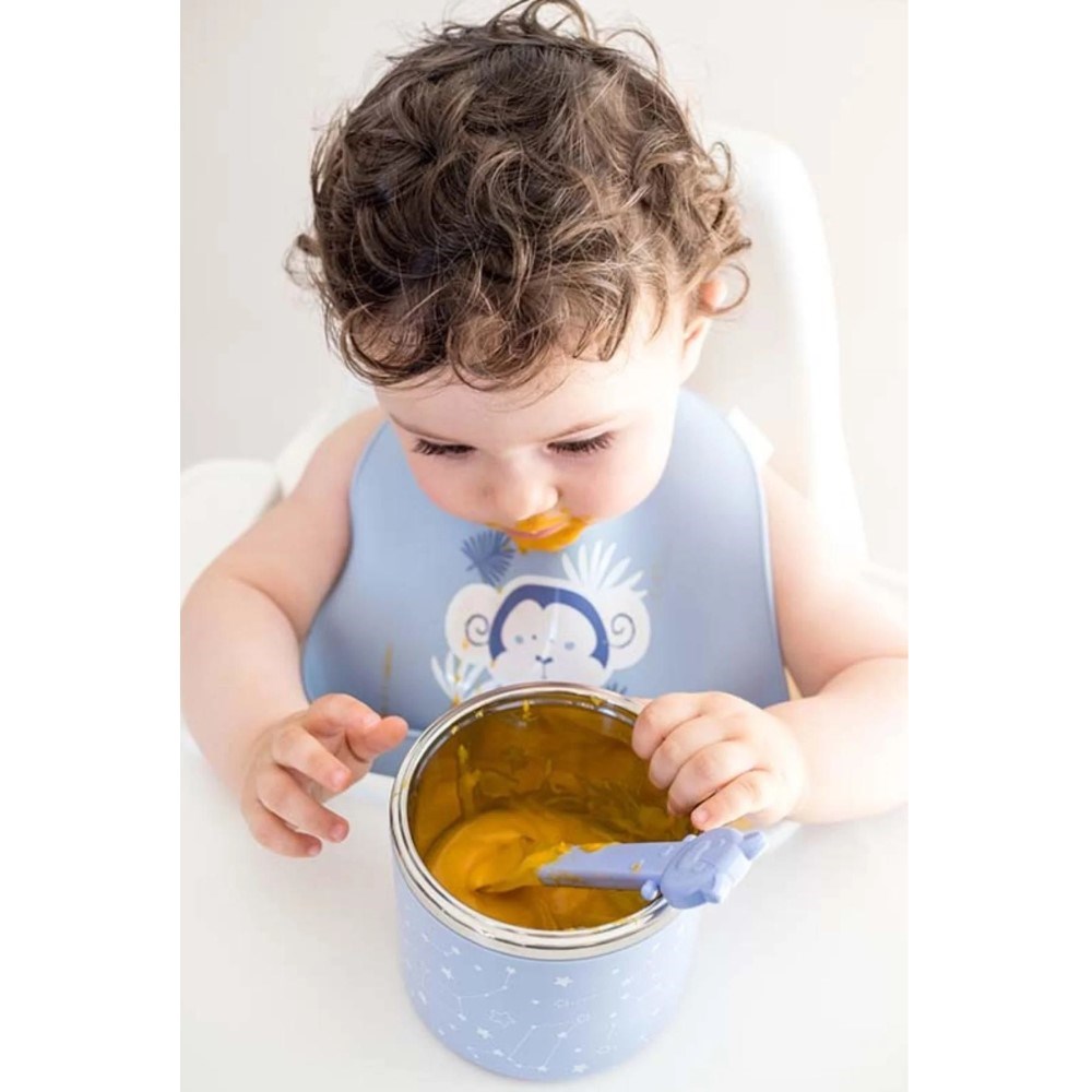 Saro Isı Yalıtımlı Termos Yemek Kabı 820 ml- Gri 