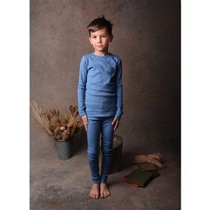 Adelie's Organik Pamuklu Uzun Kollu Pijama Takımı