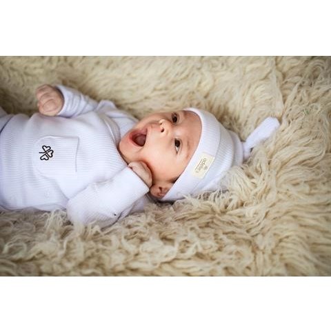 Adelie's Organik Pamuklu Hastane Çıkışı 6'lı Set Beyaz