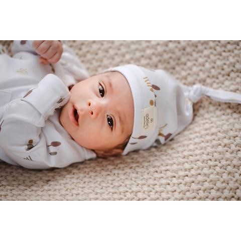 Adelie's Organik Pamuklu Hastane Çıkışı 6'lı Set Beyaz