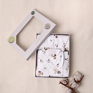 Adelie's Organik Pamuklu Hastane Çıkışı 6'lı Set Beyaz