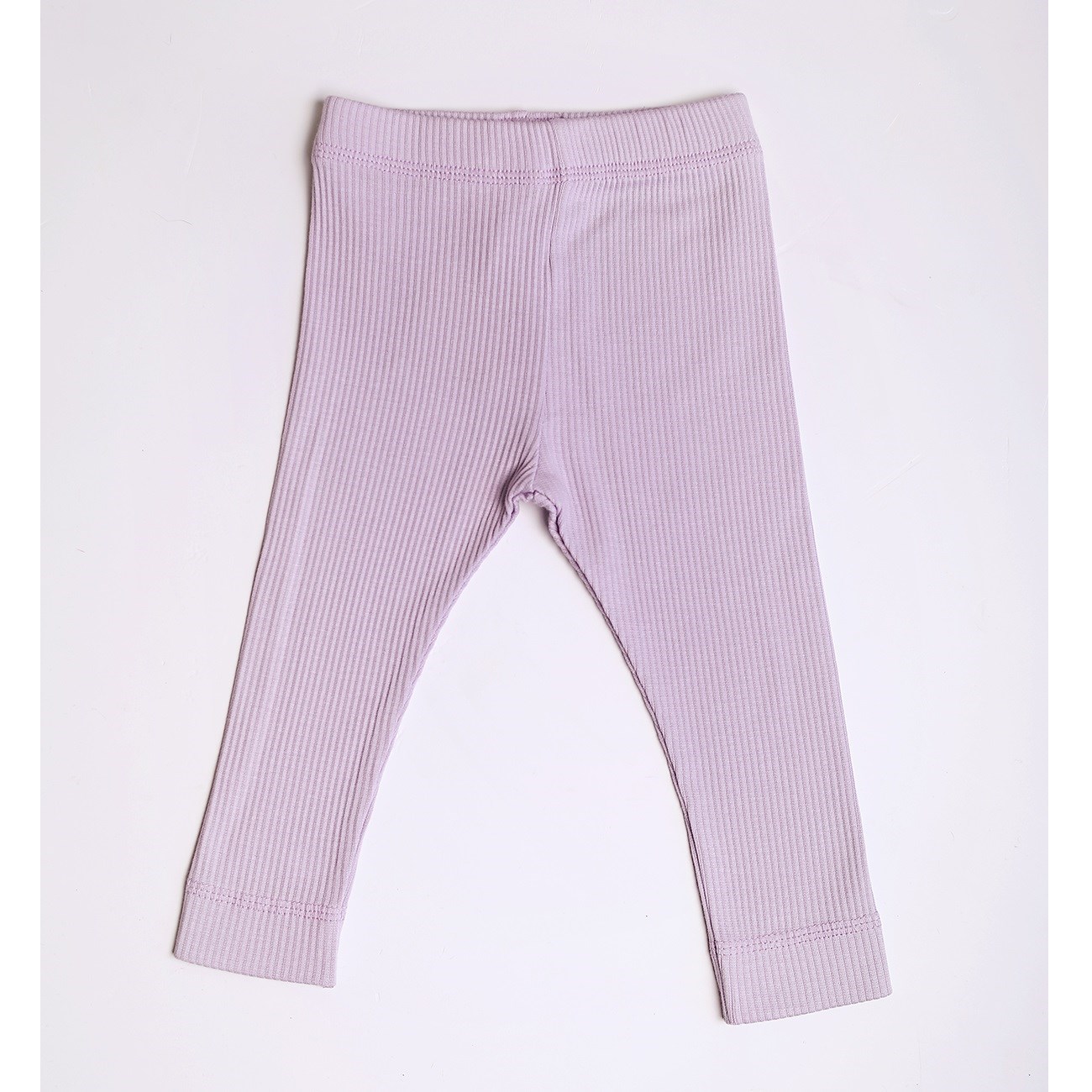 Adelie's Organik Pamuklu Fitilli Body ve Pantolon 2'li Set Mor