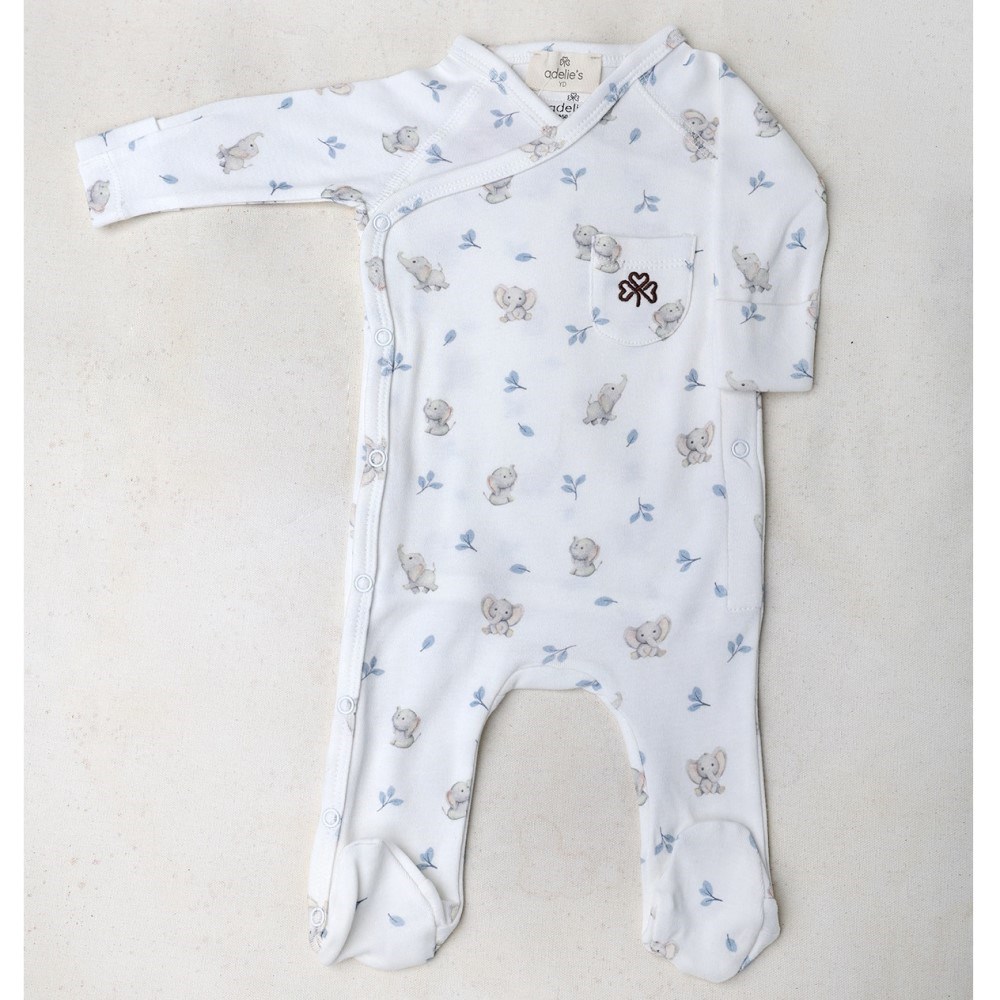 Adelie's Organik Pamuklu Hastane Çıkışı 6'lı Set Beyaz
