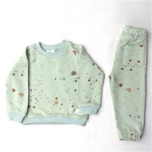Adelie's Organik Pamuklu Sweatshirt Takım Damla