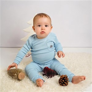 Adelie's Organik Pamuklu Uzun Kollu Pijama Takımı