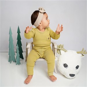 Adelie's Organik Pamuklu Uzun Kollu Pijama Takımı